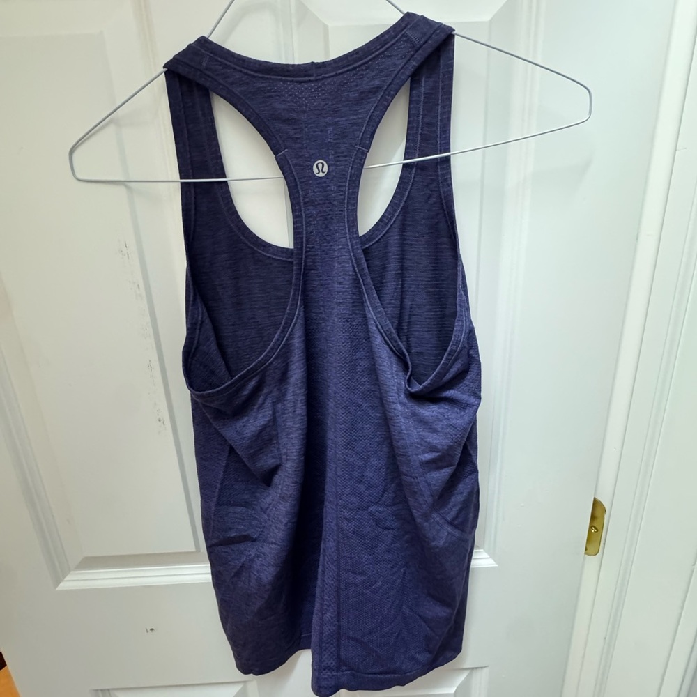 Lululemon Athletica Blue Racerback Tank Top